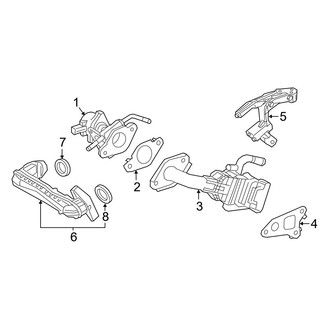 Toyota OE - Emission System - EGR System (2.5L)