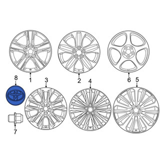 Toyota OE - Wheel Cap