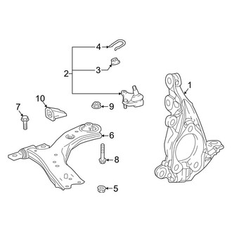 Toyota OE - Front Suspension - Suspension Components