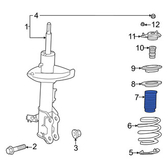 Toyota OE - Front Suspension Strut Bellows