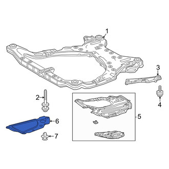 Toyota OE - Rear Floor Pan Splash Shield