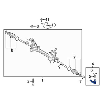 Toyota OE - Outer Steering Tie Rod End