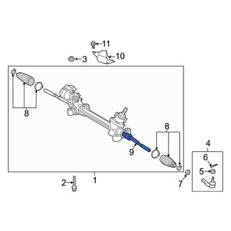 Toyota OE - Outer Steering Tie Rod End