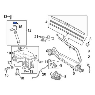 Toyota OE - Front Washer Fluid Reservoir Cap