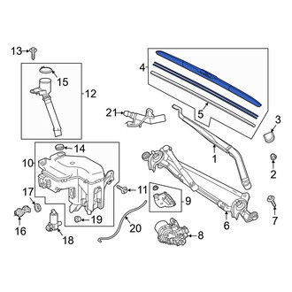 Toyota OE - Front Left Wiper Blade