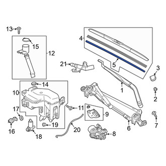 Toyota OE - Front Right Wiper Blade Refill