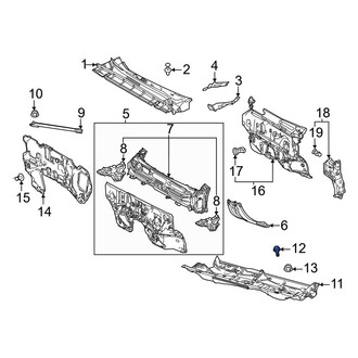 Toyota OE - Cowl Plenum Panel Bolt