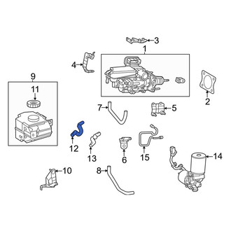 Toyota OE - Front Left Brake Hydraulic Hose