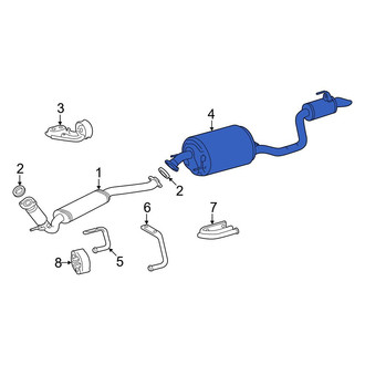 Toyota OE - Exhaust Muffler
