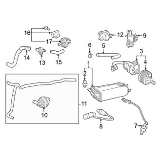 Toyota OE - Emission System - Emission Components (2.4L)