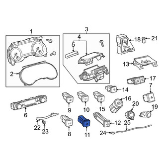 Toyota OE - Heated Steering Wheel Switch