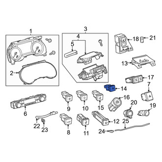 Toyota OE - Fuel Filler Door Switch