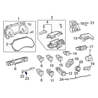 Toyota OE - Cabin Air Temperature Sensor Aspirator Tube