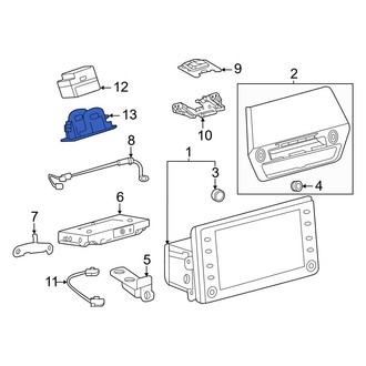 Toyota OE - Navigation Microphone Bezel