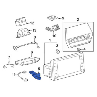Toyota OE - Left GPS Navigation System Bracket