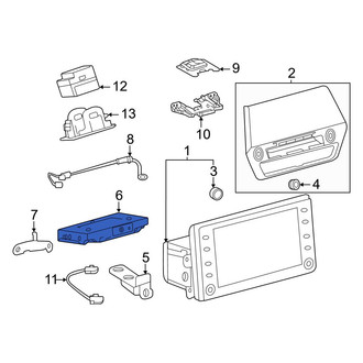 Toyota OE - GPS Navigation Control Module
