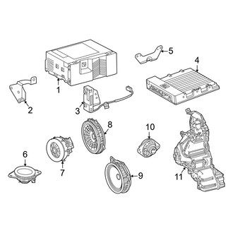 Toyota OE - Instrument Panel - Sound System (Controllers and Speakers)
