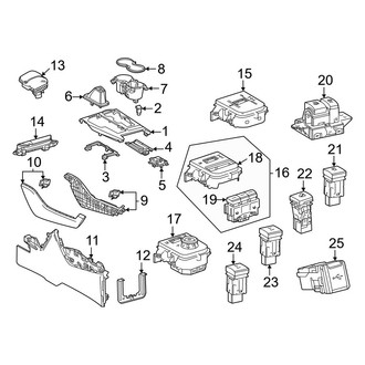 Toyota OE - Center Console (Front Section)