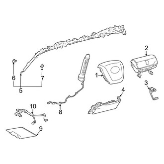 Toyota OE - Restraint Systems - Air Bag Components (Air Bags)
