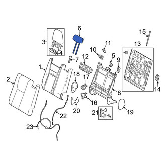 Toyota OE - Rear Center Headrest