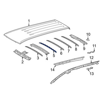 Toyota OE - Front Roof Panel Reinforcement