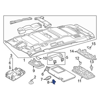 Toyota OE - Sun Visor Holder