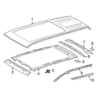 Toyota OE - Front Left Sunroof Frame Bracket