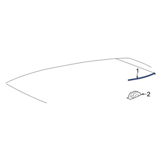 Toyota OE - Rear Left Roof Drip Molding