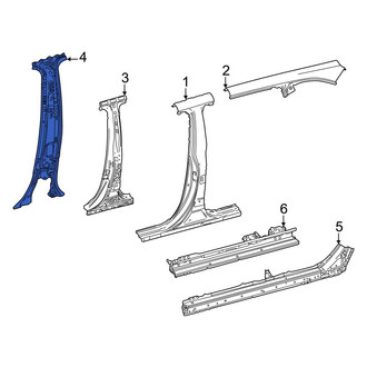 Toyota OE - Left Inner Body B-Pillar