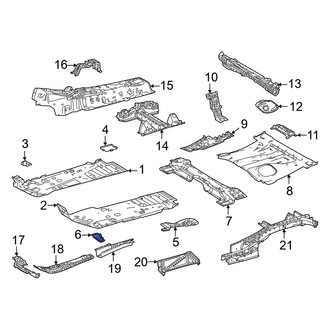 Toyota OE - Fuel Filler Neck Bracket