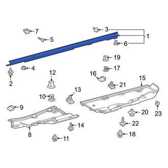Toyota OE - Left Rocker Panel Guard