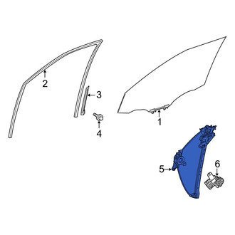 Toyota OE - Front Left Window Regulator