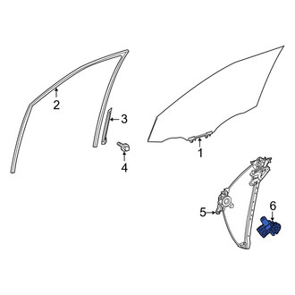 Toyota OE - Front Right Window Motor
