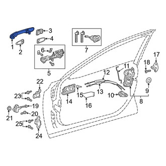 Toyota OE - Front Right Outer Exterior Door Handle