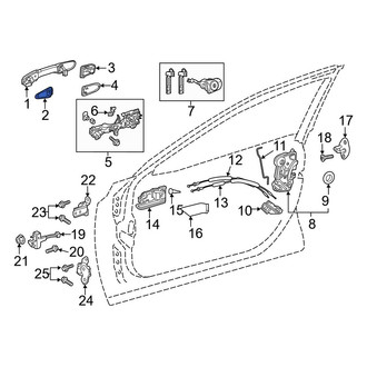 Toyota OE - Rear Exterior Door Handle Gasket