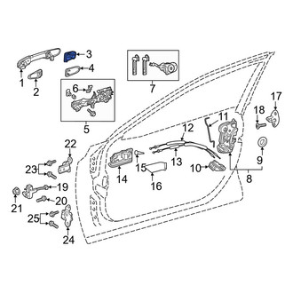 Toyota OE - Right Interior Door Handle Screw Cap