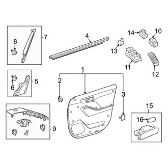 Toyota OE - Front Door - Interior Trim