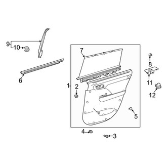 Toyota OE - Rear Door - Interior Trim