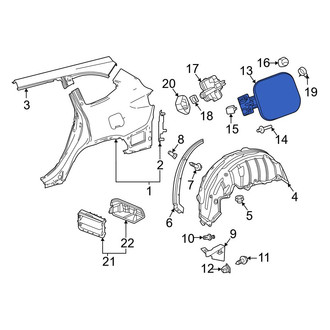 Toyota OE - Rear Fuel Filler Door