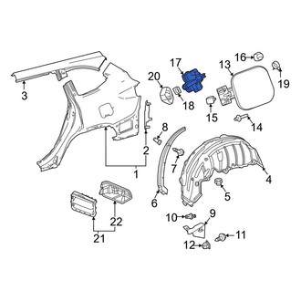 Toyota OE - Rear Fuel Filler Door Lock Actuator