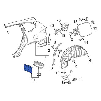 Toyota OE - Rear Left Quarter Panel Vent