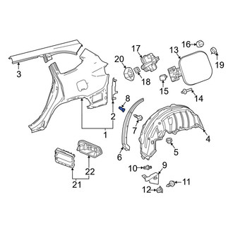 Toyota OE - Quarter Panel Splash Shield Grommet