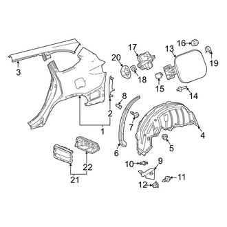 Toyota OE - Quarter Panel & Components