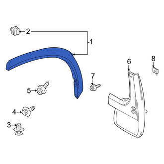 Toyota OE - Rear Right Wheel Arch Molding
