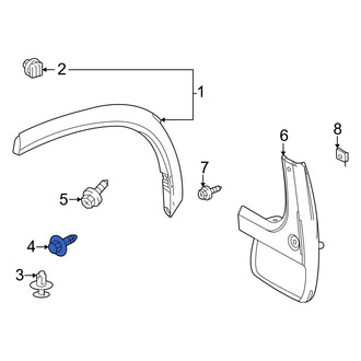 Toyota OE - Mud Flap Clip