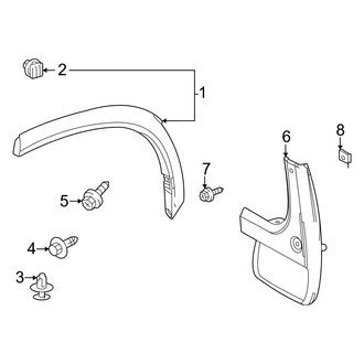 Toyota OE - Quarter Panel - Exterior Trim