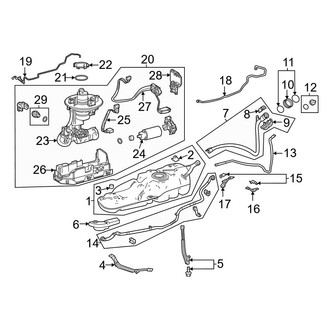 Toyota OE - Fuel System Components (3.5L)