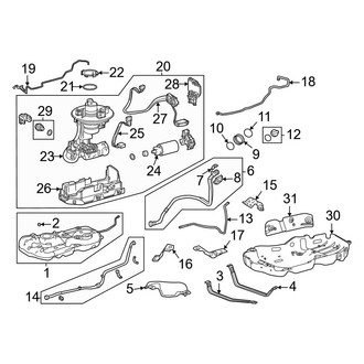 Toyota OE - Fuel System Components (2.5L)