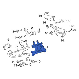 Toyota OE - Rear Left Suspension Knuckle
