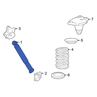 Toyota OE - Rear Suspension Shock Absorber